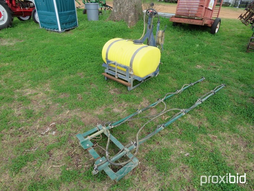 Ag Spray 55 gallon 3pt sprayer w/ booms