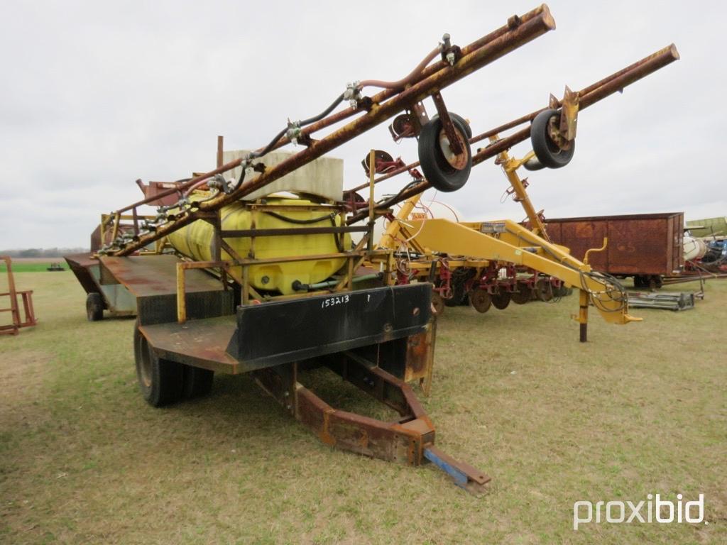 Homemade pull type sprayer