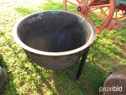 Cast iron wash pot