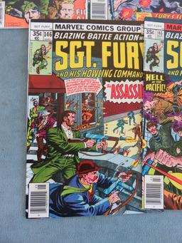 Sgt. Fury Late Bronze Lot 145-149