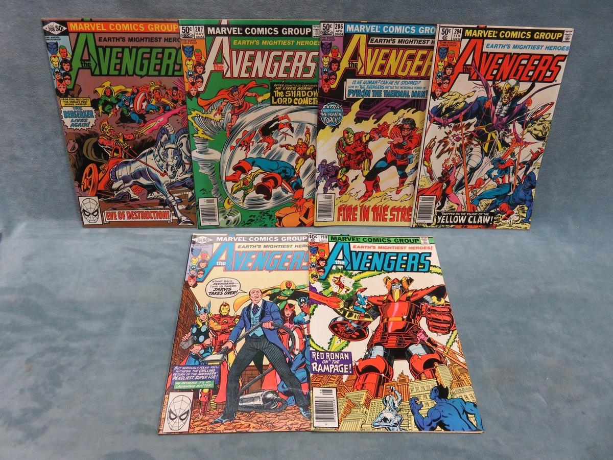 Avengers Late Bronze Lot of (6)