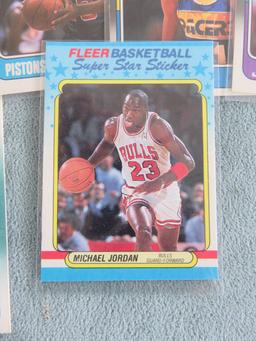 1988-89 Fleer Basketball Set W/Stickers