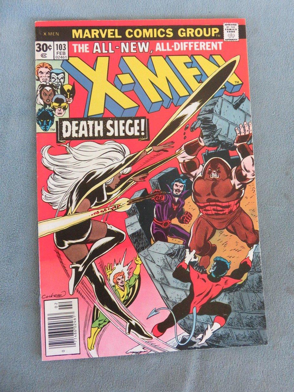 X-Men #103/Classic Juggernaut Cover!