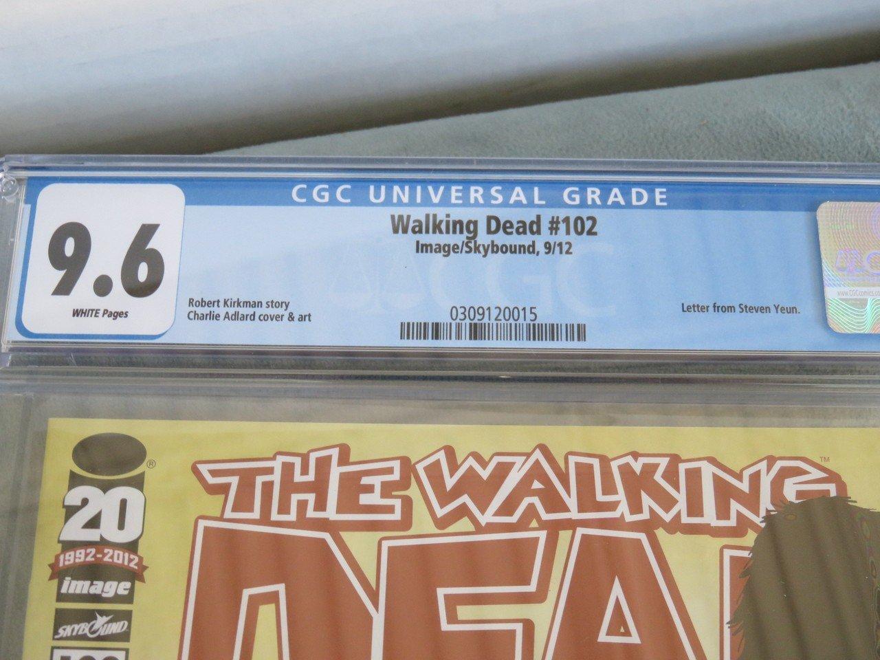 Walking Dead #102 CGC 9.6