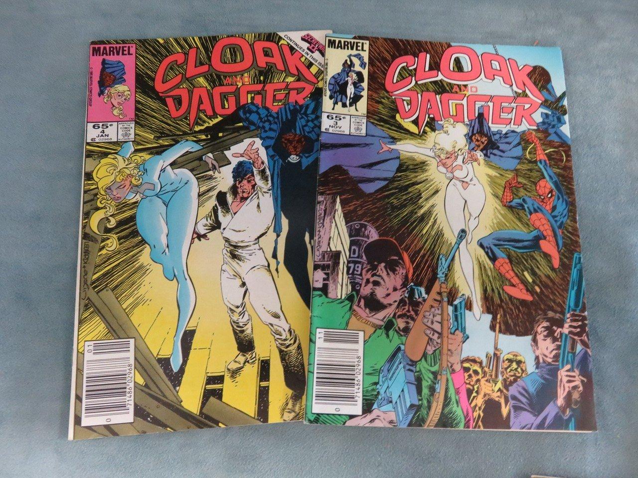 Cloak and Dagger (1980s) Group of (8)