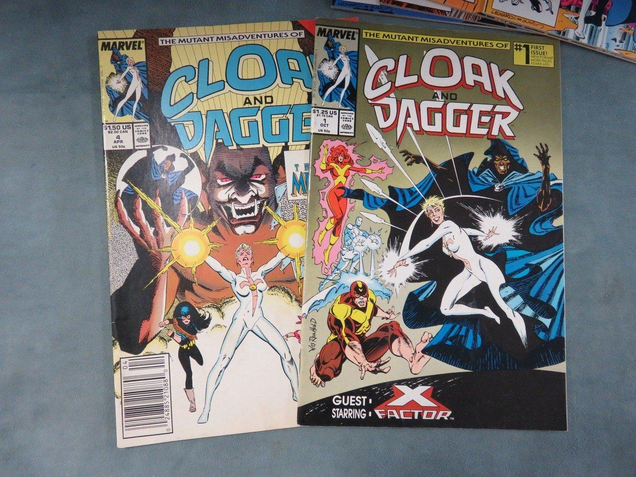 Cloak and Dagger (1980s) Group of (8)