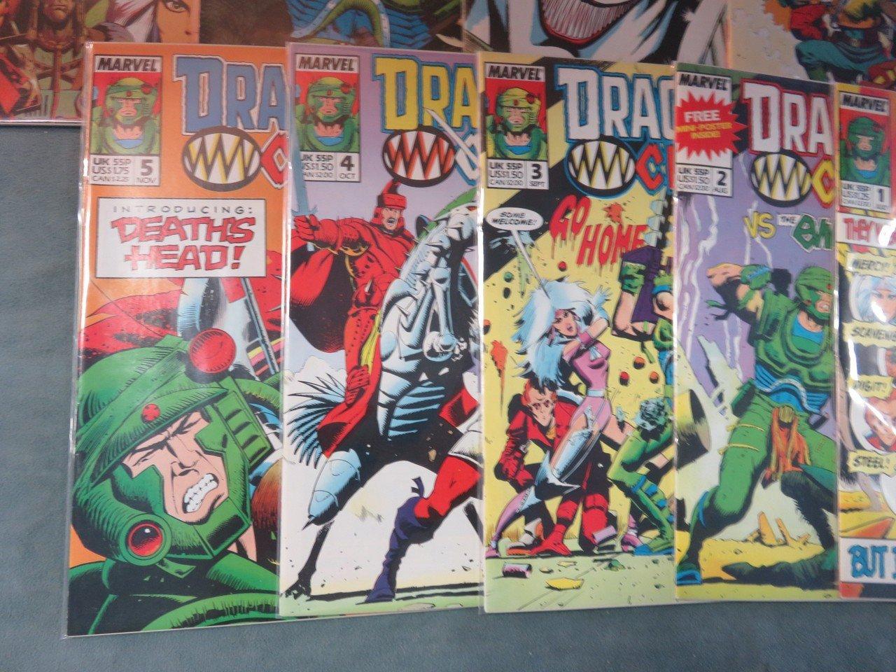 Dragon's Claws 1-10 Obscure Marvel UK