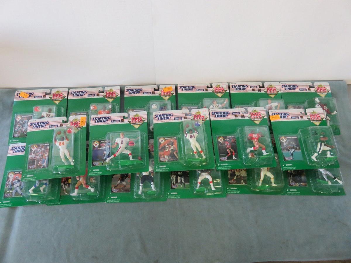 Starting Lineup Football Figure Lot of (17)