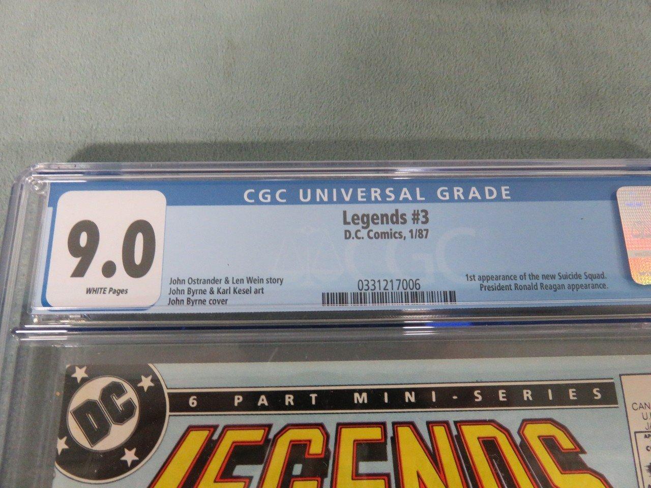 Legends #3 CGC 9.0 1st New Suicide Squad