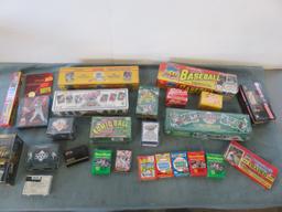 Baseball Cards Boxes and Sets Lot