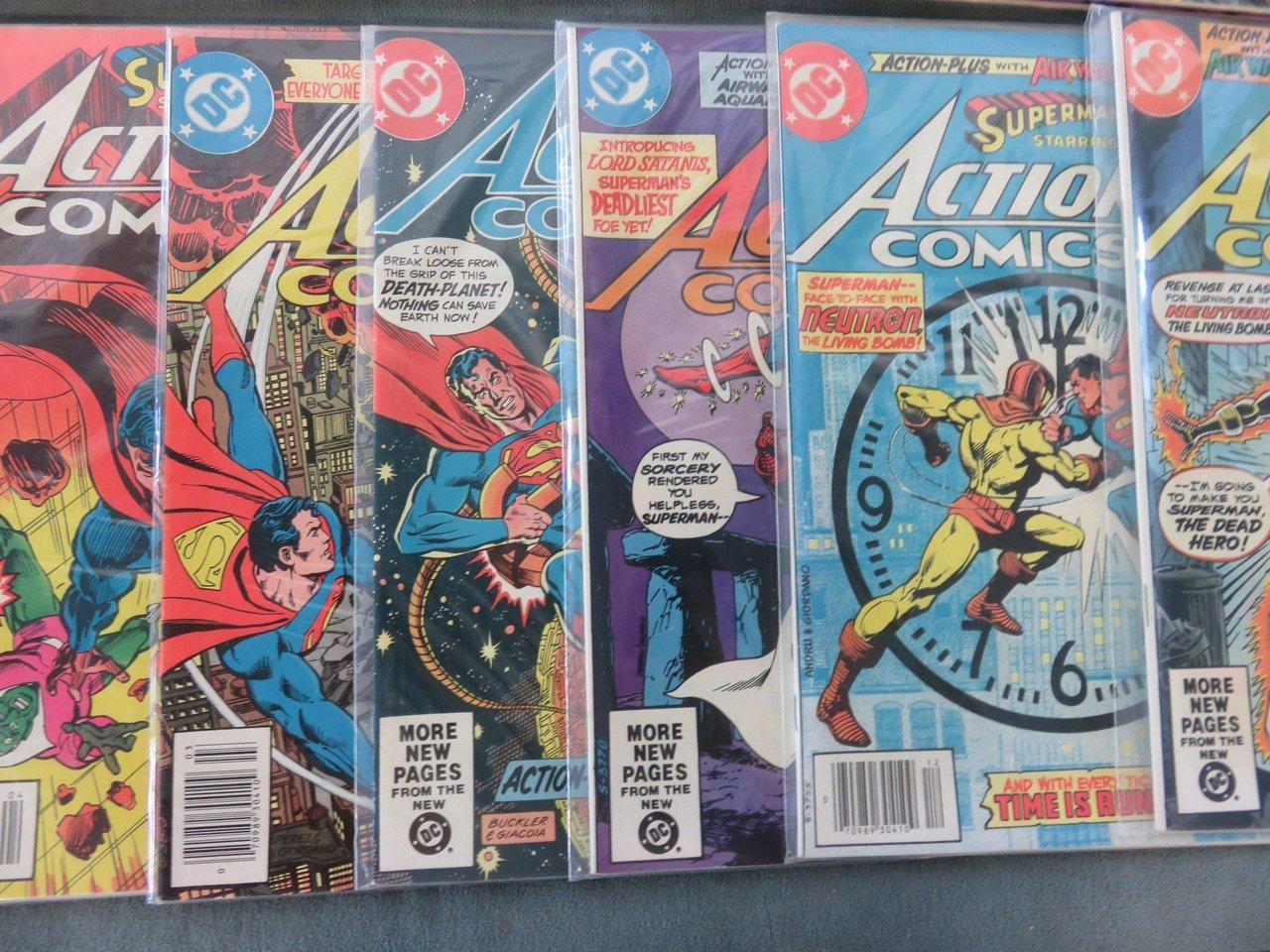 Action Comics #525-548 Run of (25)
