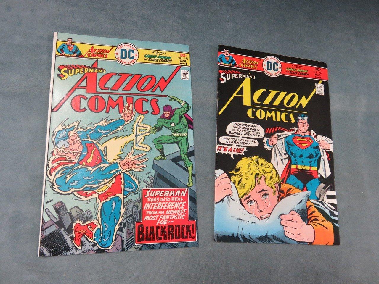 Action Comics Bronze High-Grade Lot (2)