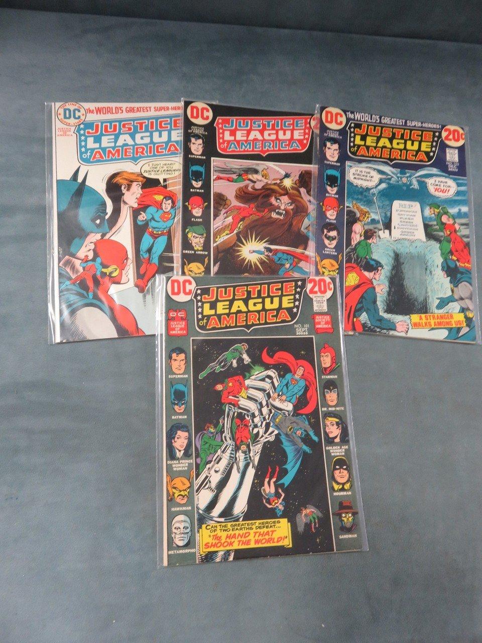 Justice League Early Bronze Lot of (4)