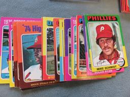 1975 Topps Mini Group of About 300 Cards