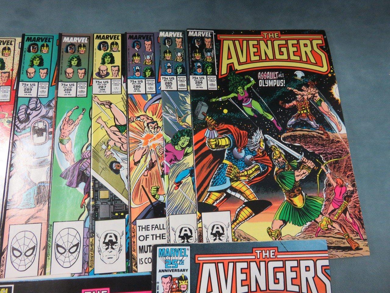 Avengers #275-299 Run of (25) Comics