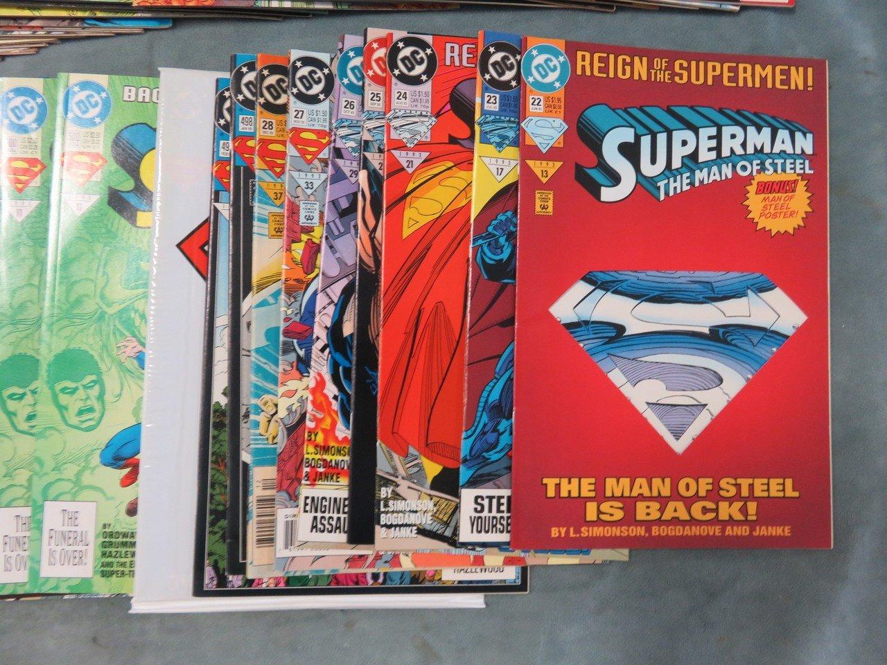 Big Lot of "Death of Superman" Era Comics