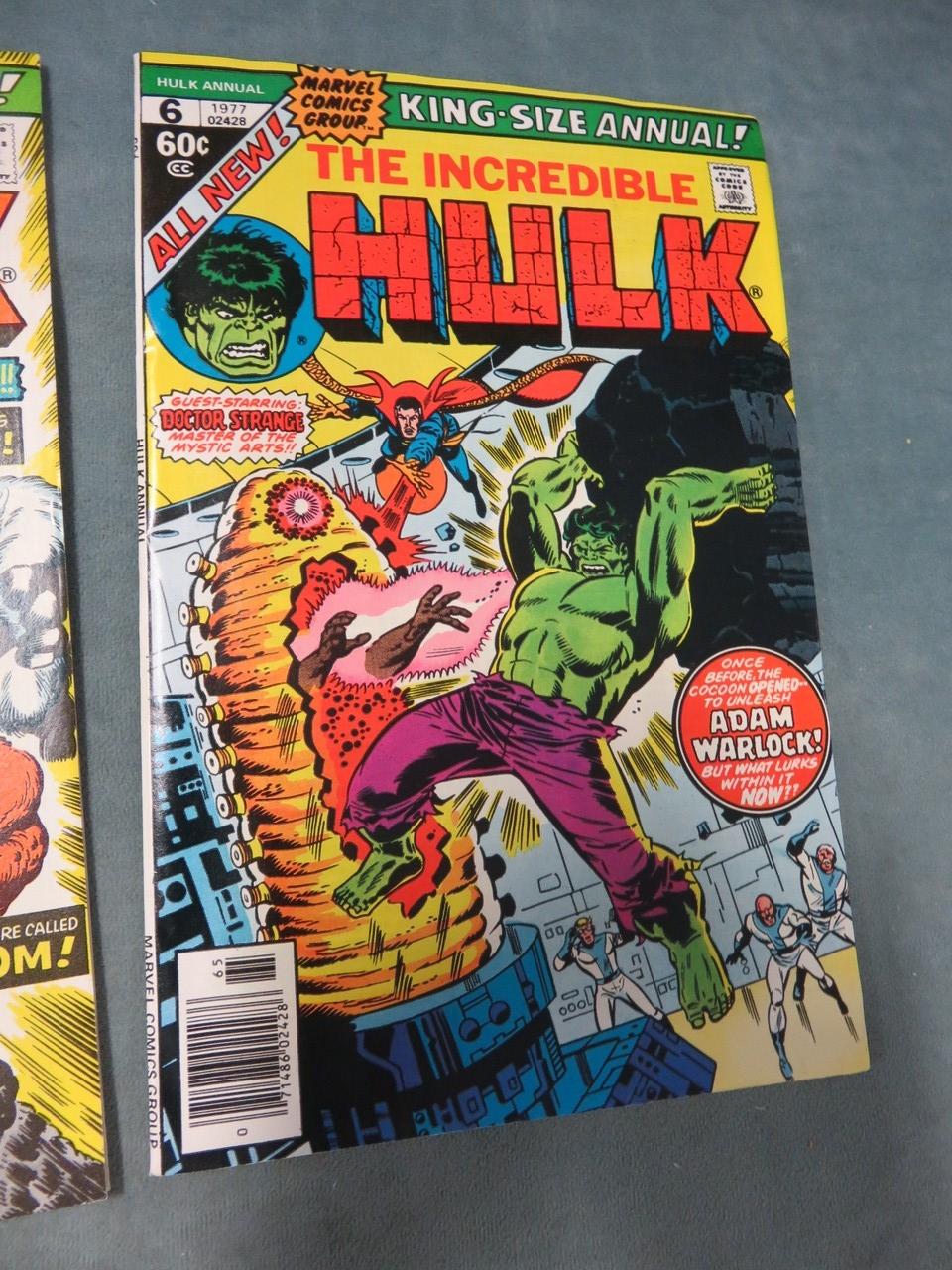 Incredible Hulk Bronze Annuals 5-6 2nd Groot!