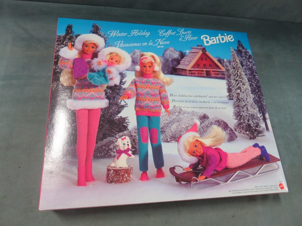 Barbie Winter Holiday (4) Figure Set