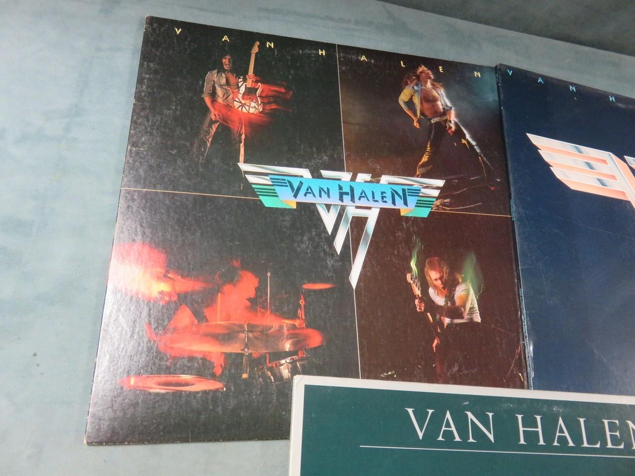 Van Halen Group of 3 LP Records