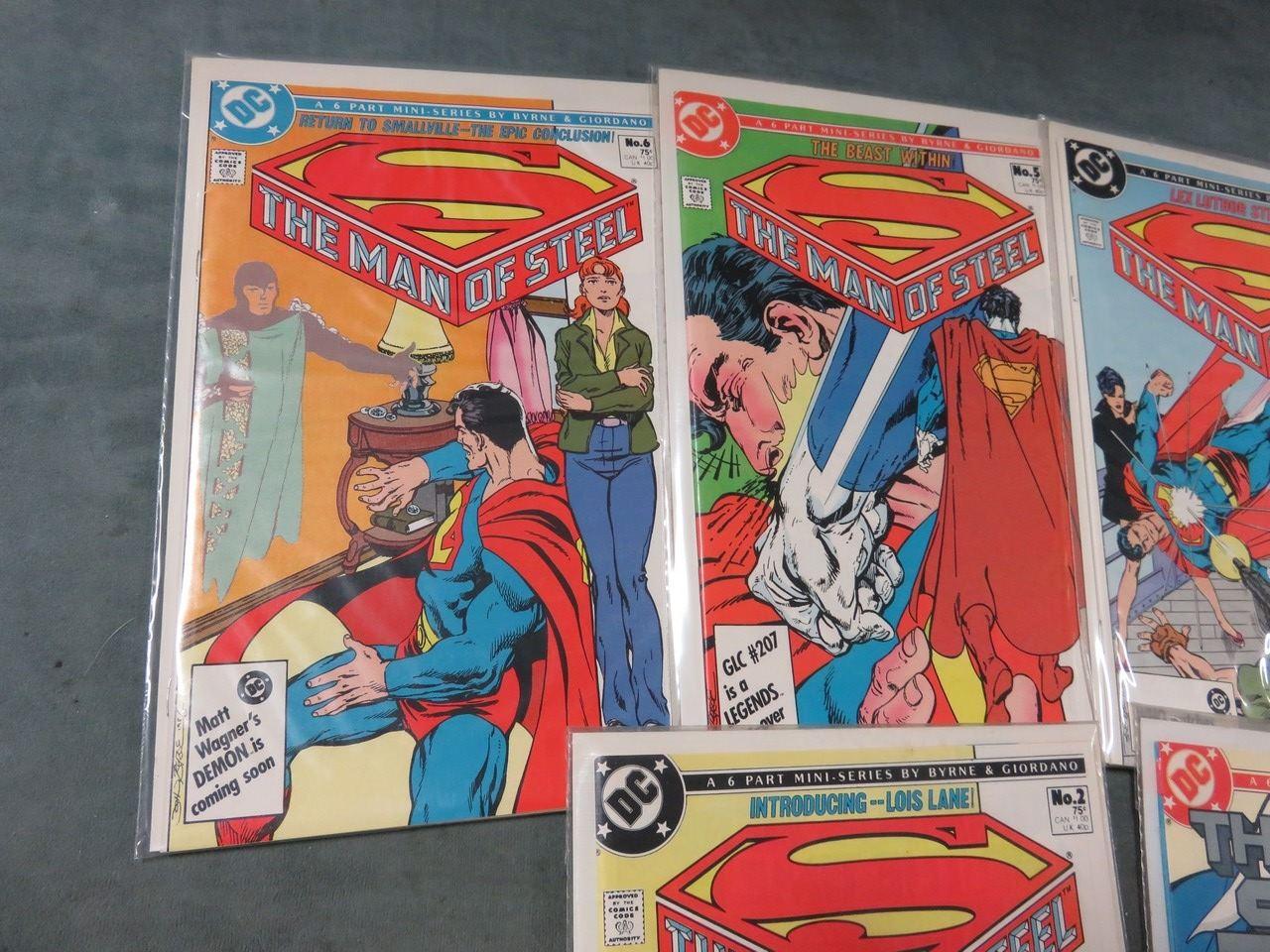 Superman Man of Steel (1986) Set 1-6