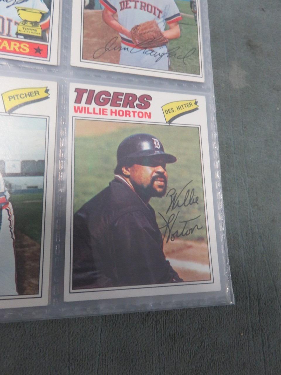 Detroit Tigers (1977) Baseball Card Set (27)