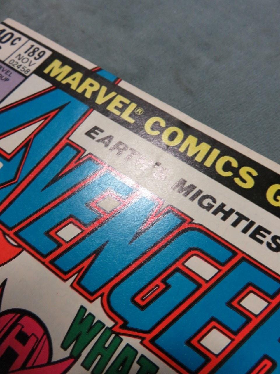 Avengers #189/1979 Classic Hawkeye Cover