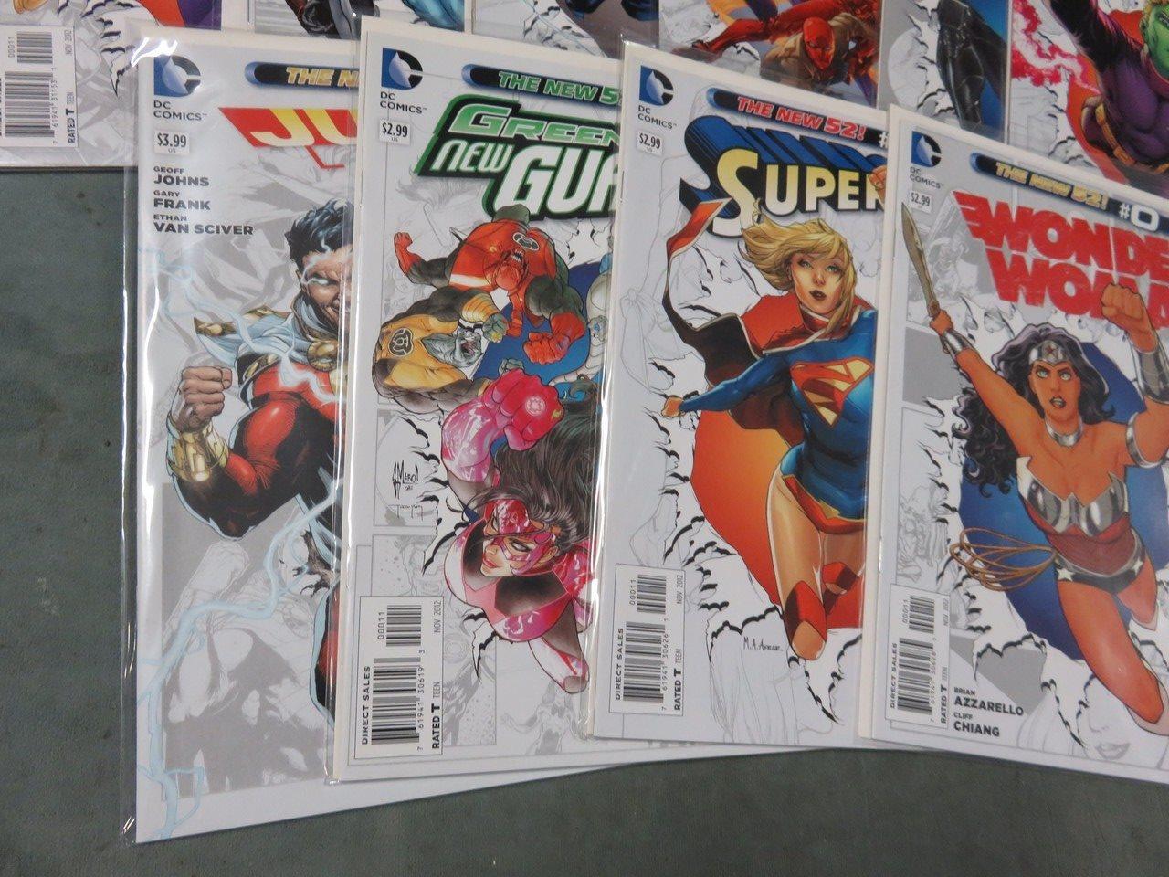 DC the New 52 #0 Issues Group of (10)