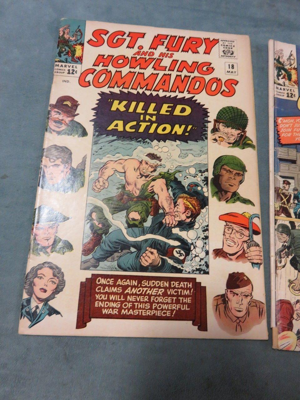 Sgt. Fury & Howling Commandos #10 & 18