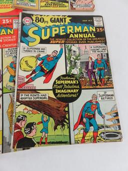 Superman 80 Page Giant Lot of (4) Silver Age