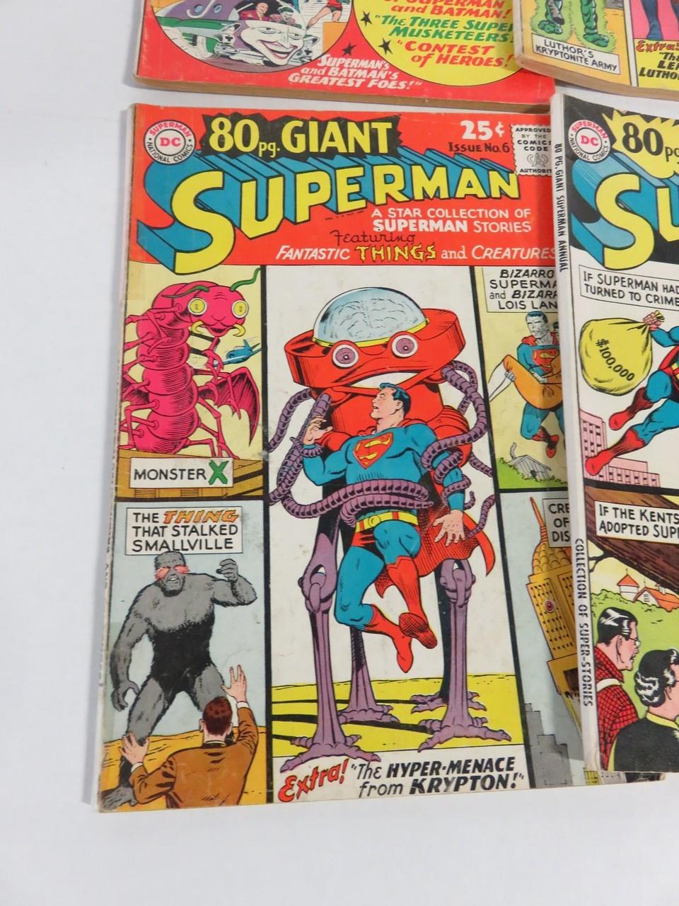 Superman 80 Page Giant Lot of (4) Silver Age