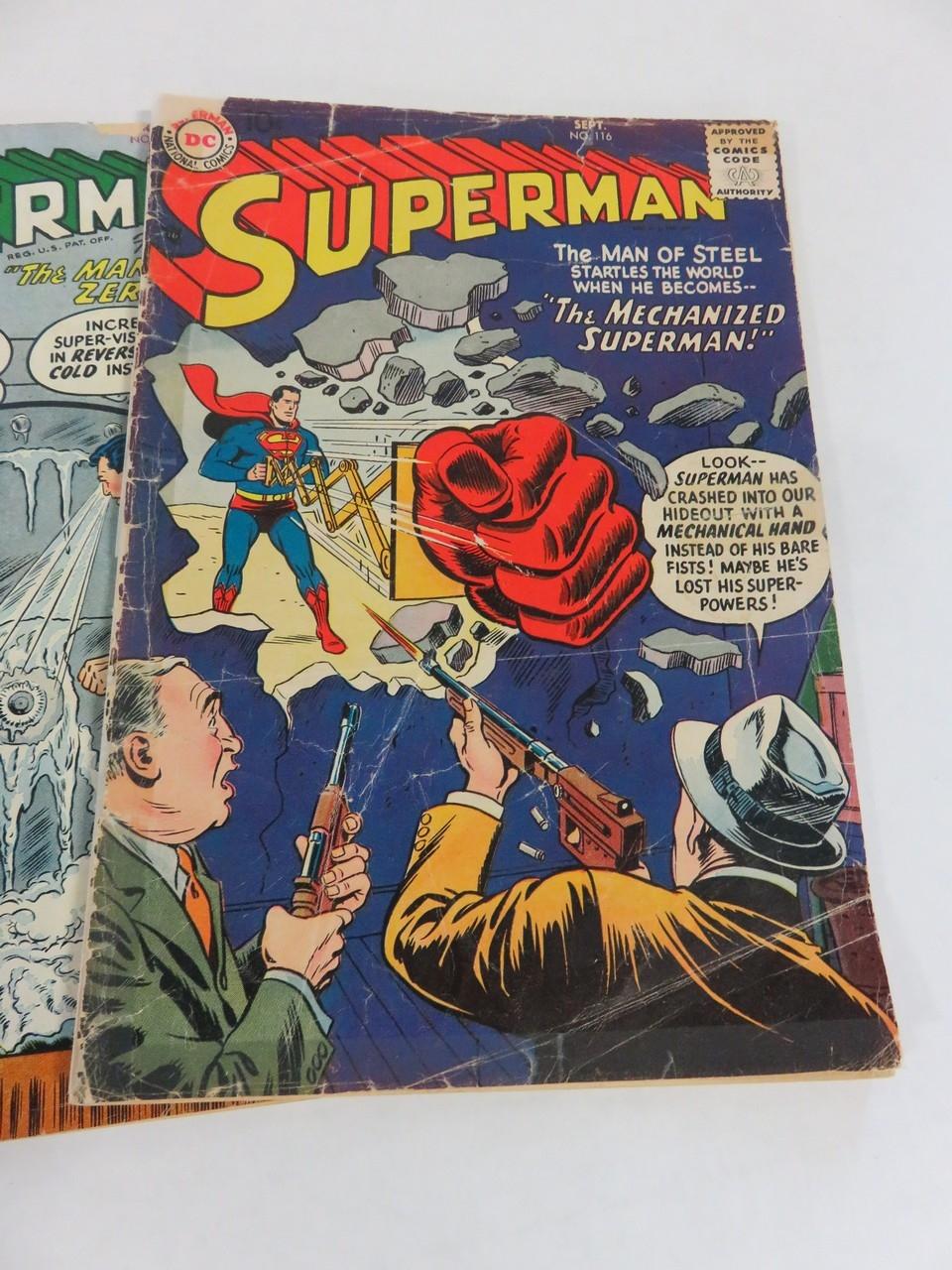 Superman Early Silver Age Lot of (6) #114-119