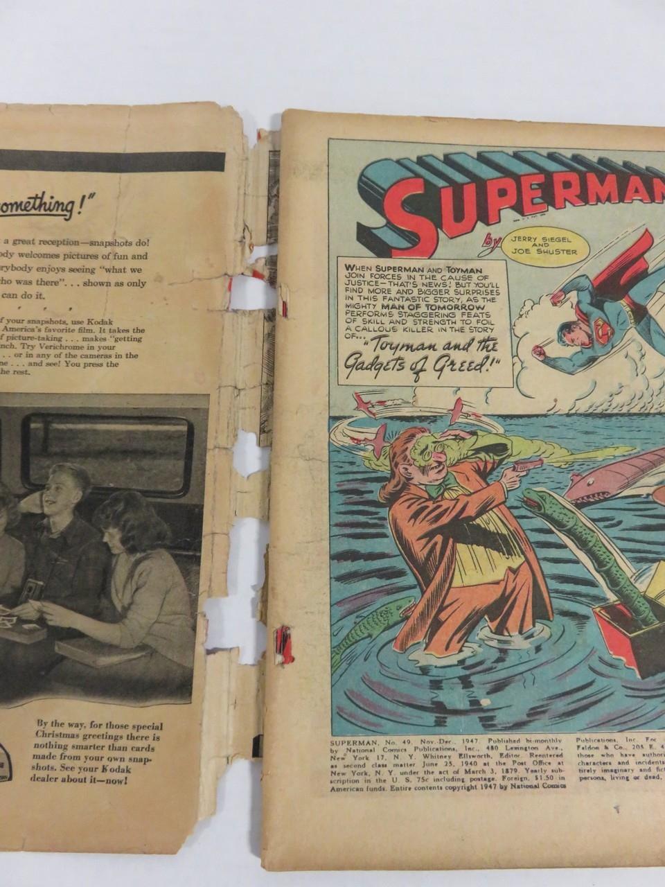 Superman #49 (1947) Golden Age Comic
