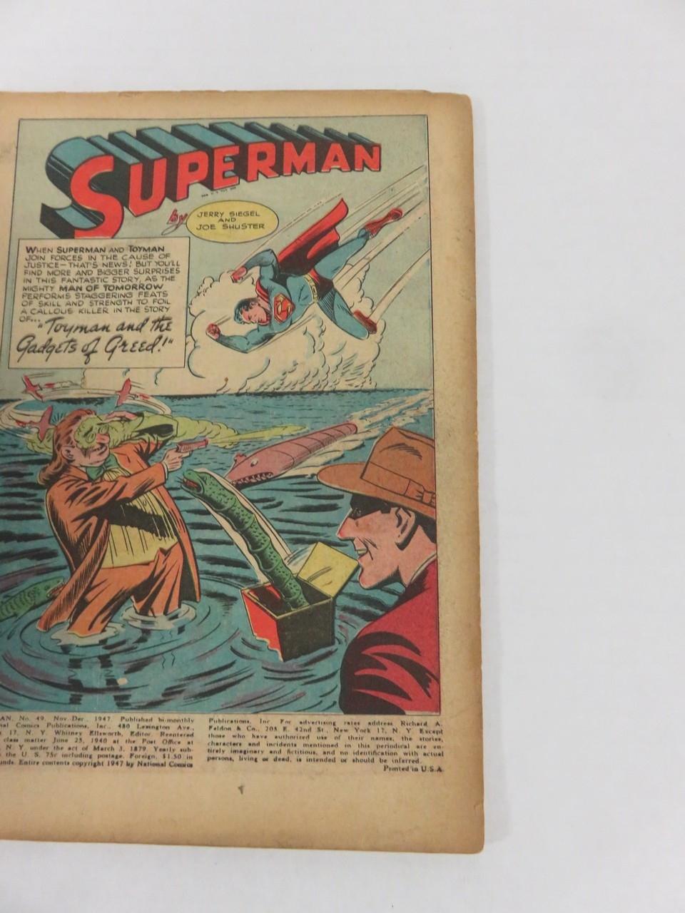 Superman #49 (1947) Golden Age Comic