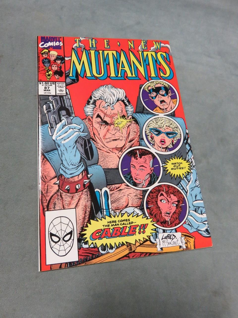 New Mutants #87/Key First App. Cable