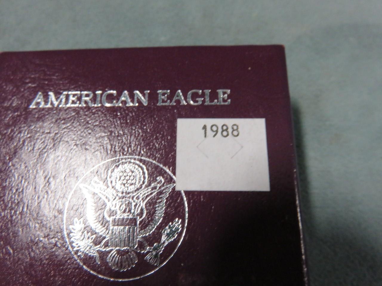 1988 1oz American Silver Eagle