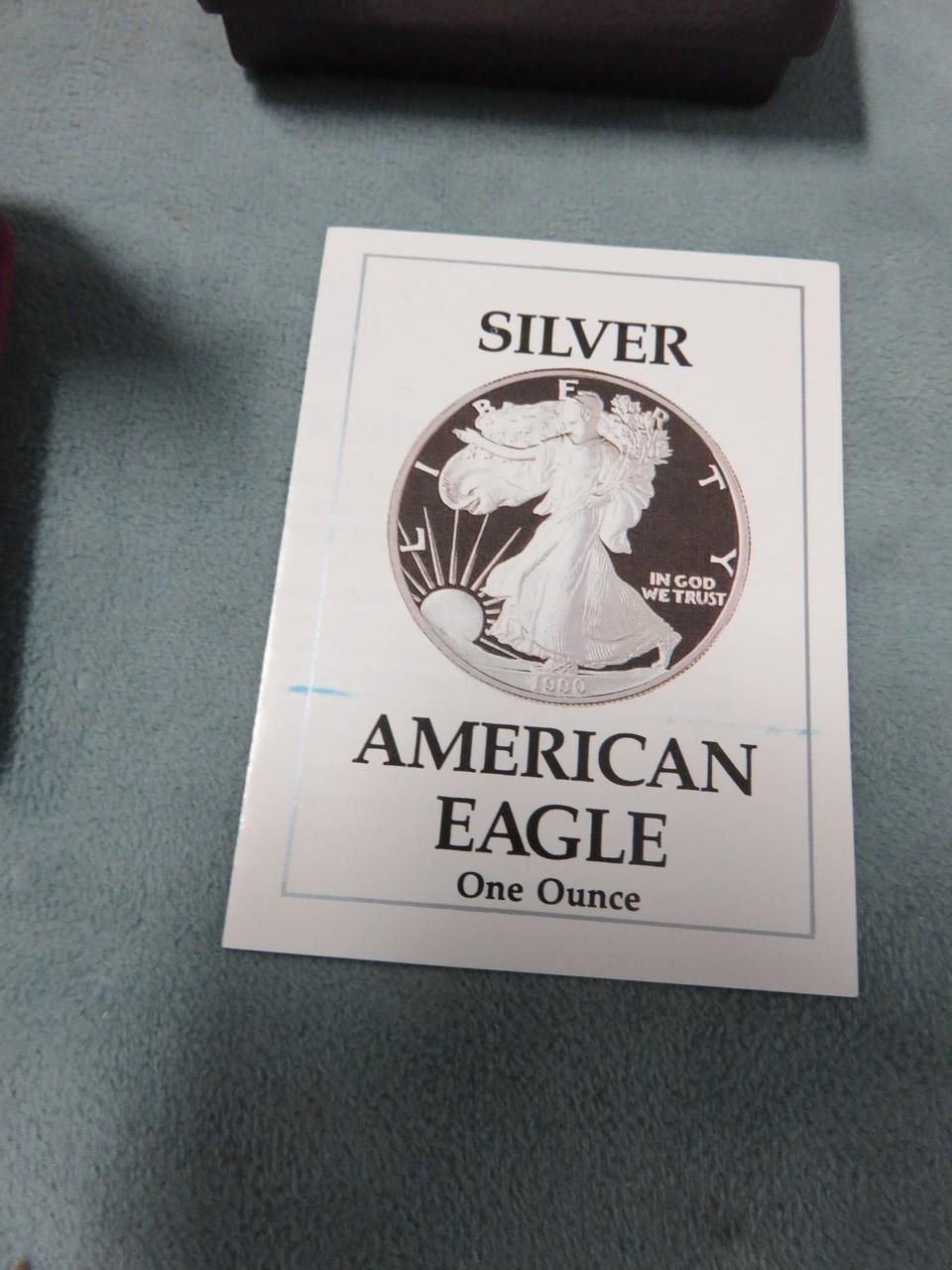 1990 1oz American Silver Eagle