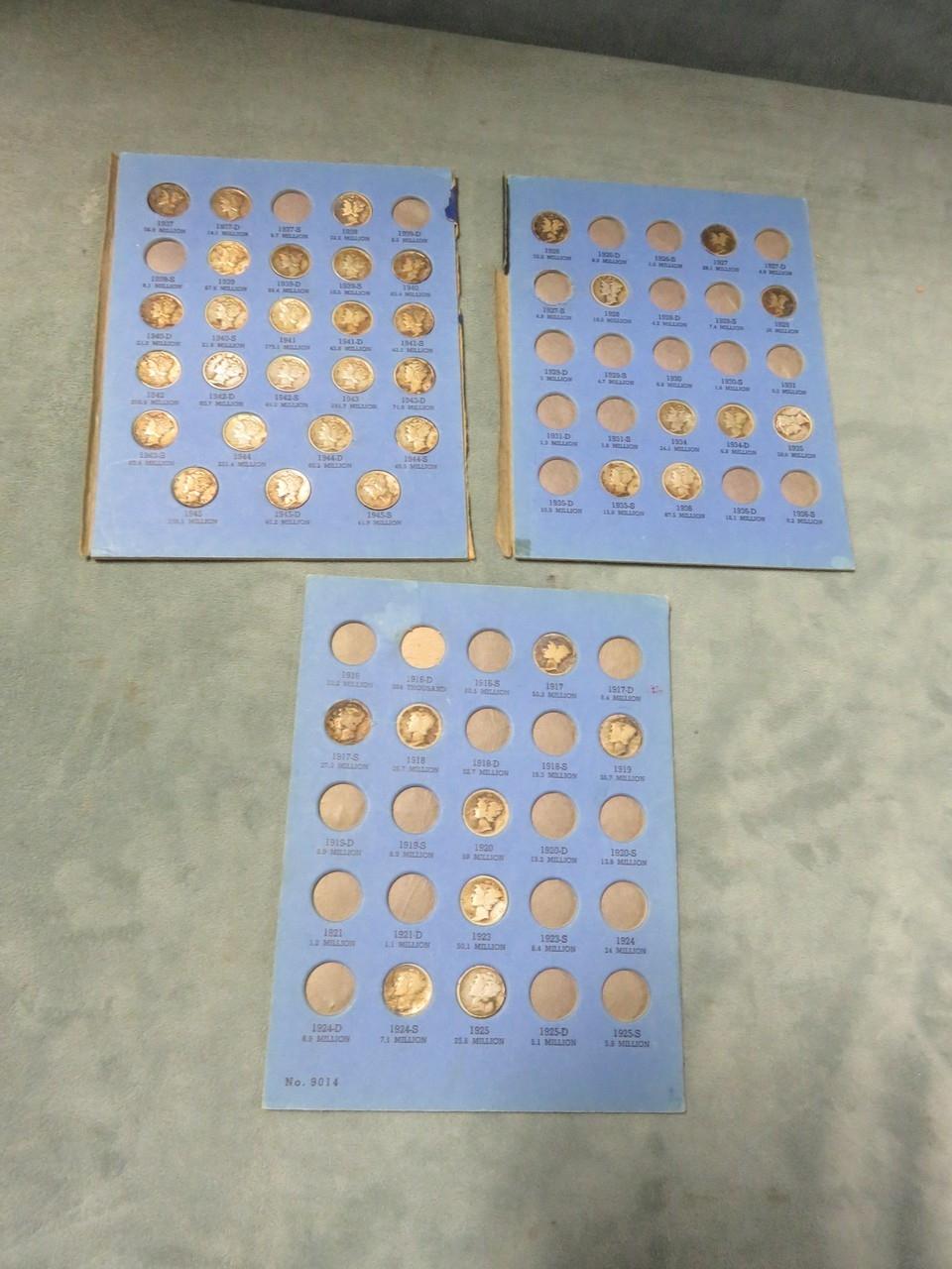 Mercury Dime Partial Set of (41)