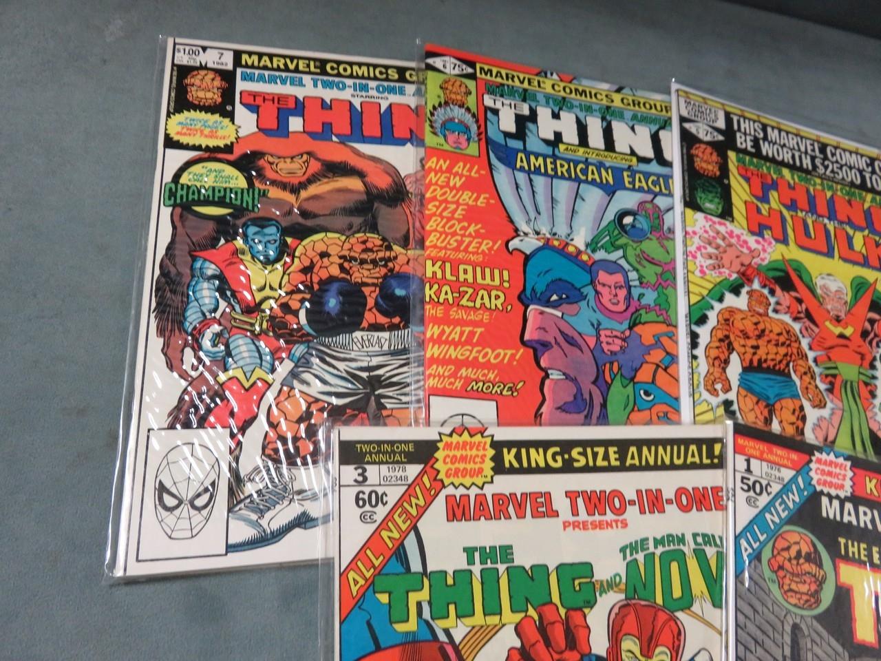Marvel 2-In-1 Annual Bronze Lot of (6)