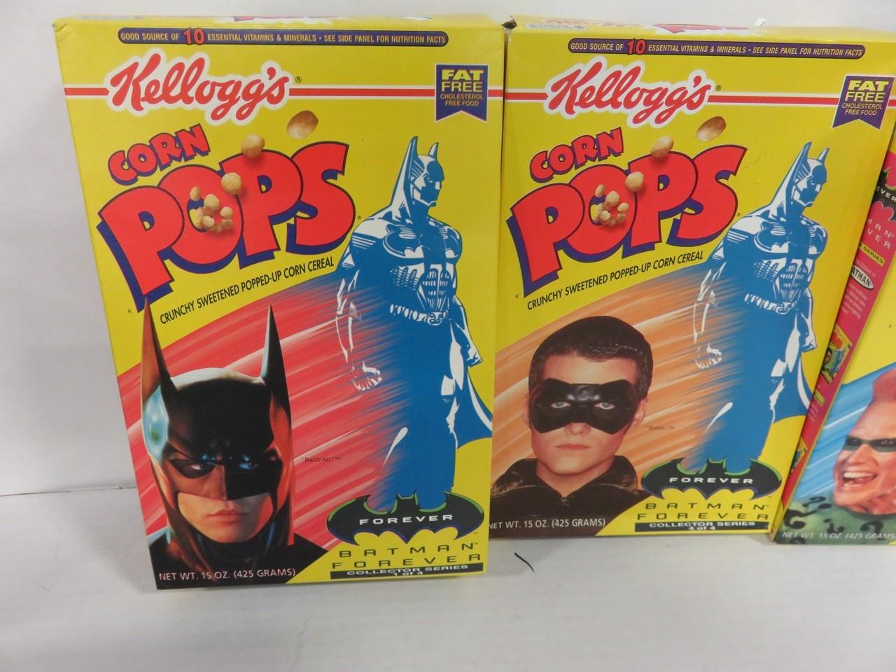 Batman Forever Cereal Box Set of 4 Kellogg's