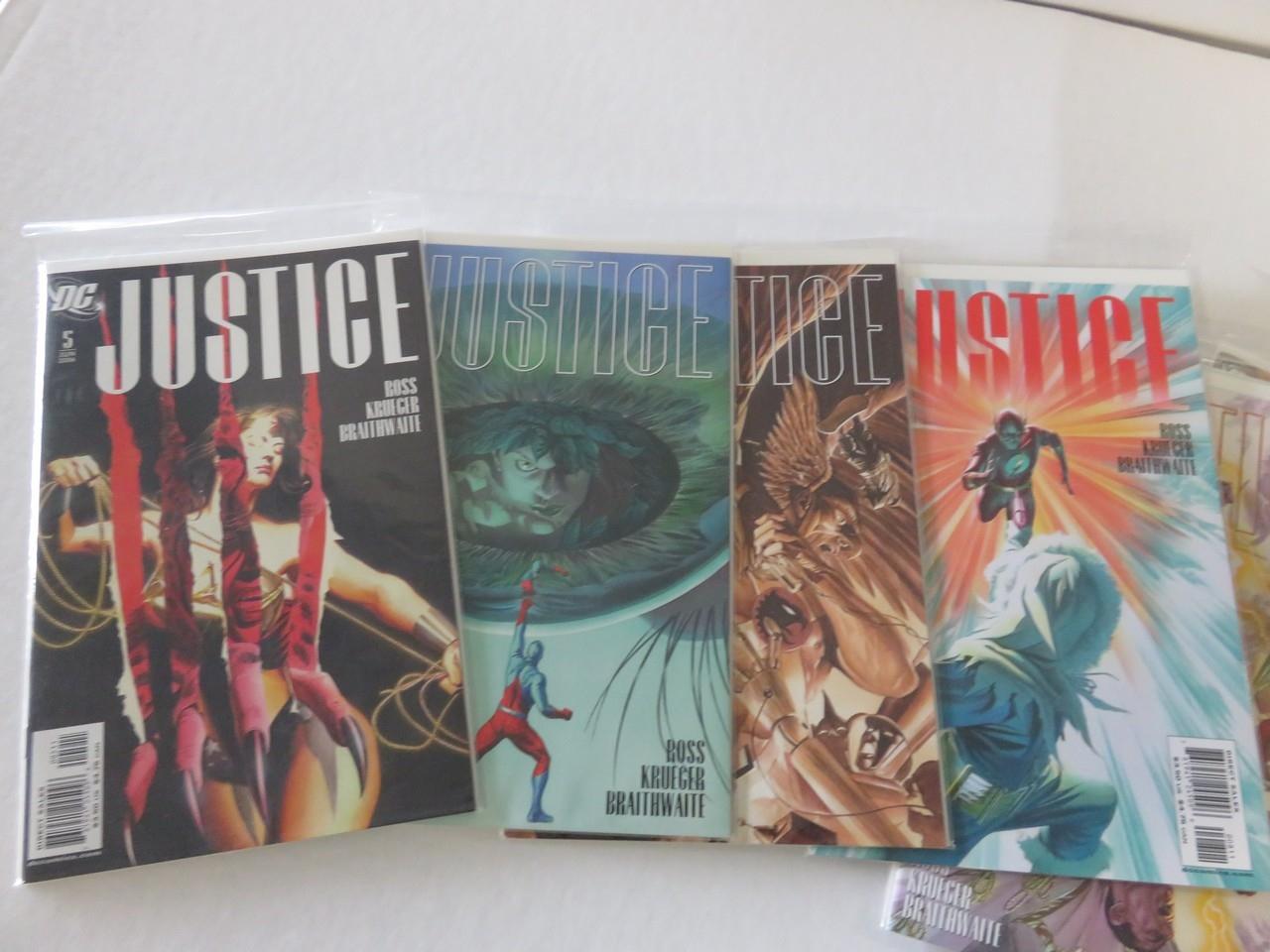 Justice #1-12 Alex Ross Complete