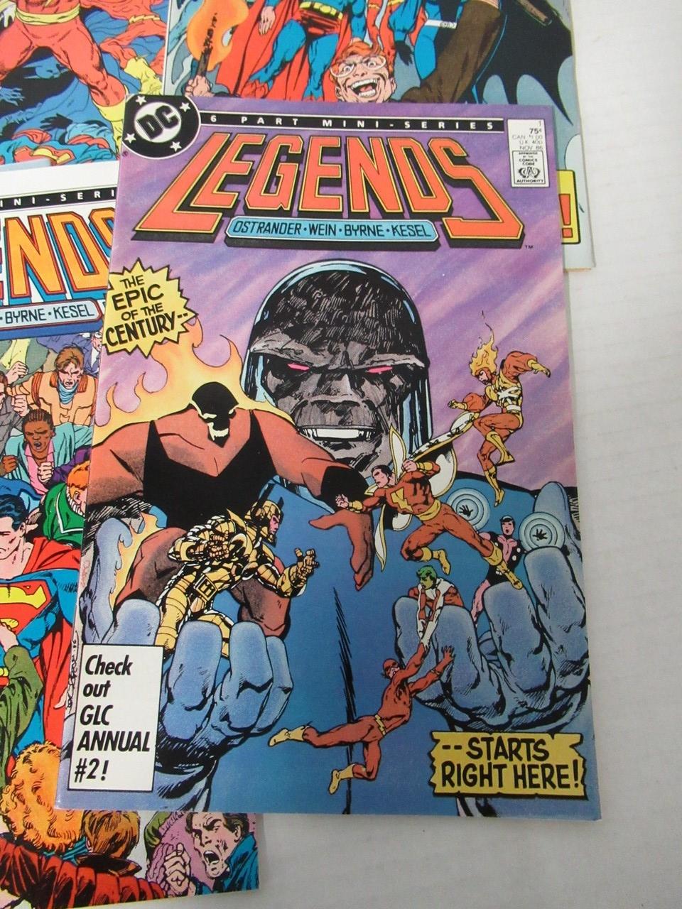Legends (1986) DC Mini-Series Set 1-6