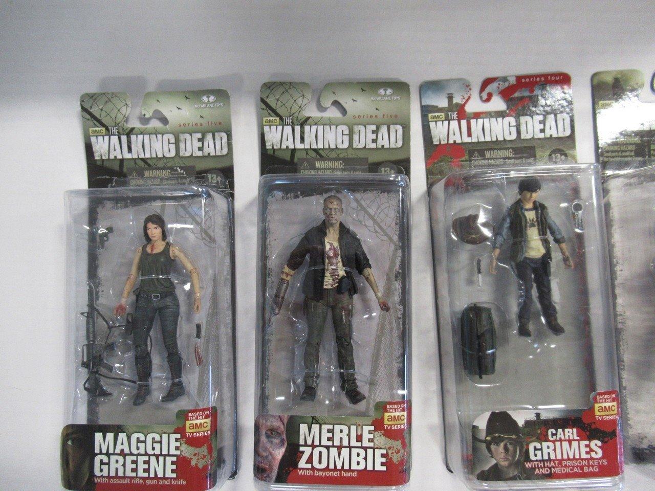 The Walking Dead Figure/Building Set Lot