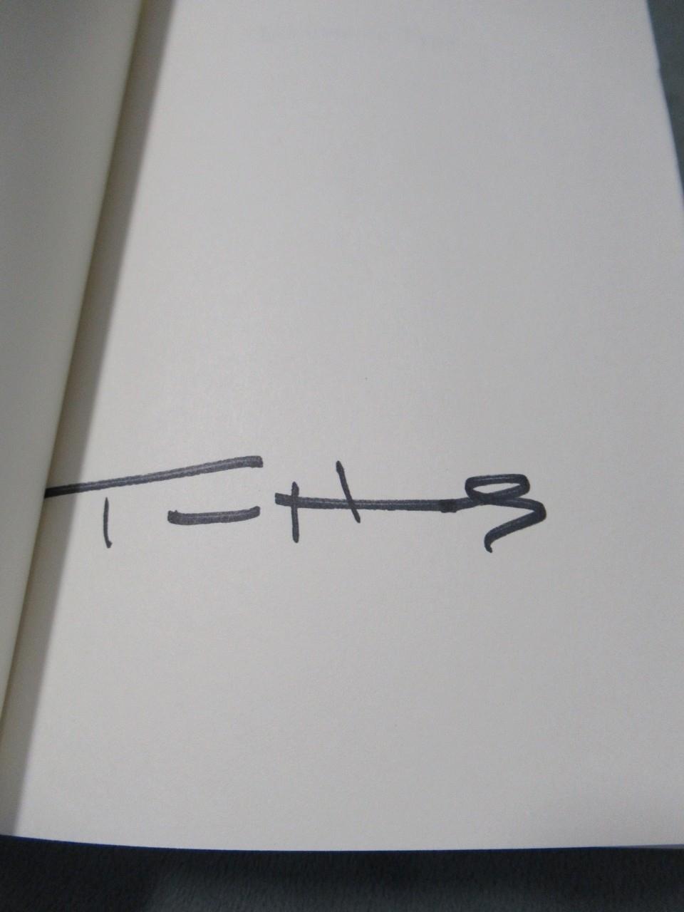 Tom Hanks/Uncommon Type Signed Book
