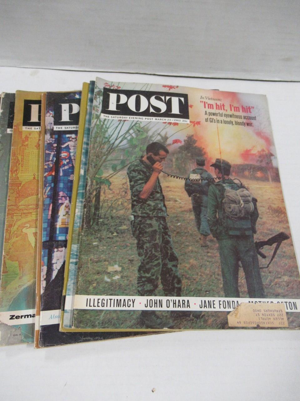 Saturday Evening Post 1963 Lot of (15)