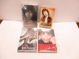 Rolling Stones Memoirs/Bios (Lot of 4 Books)