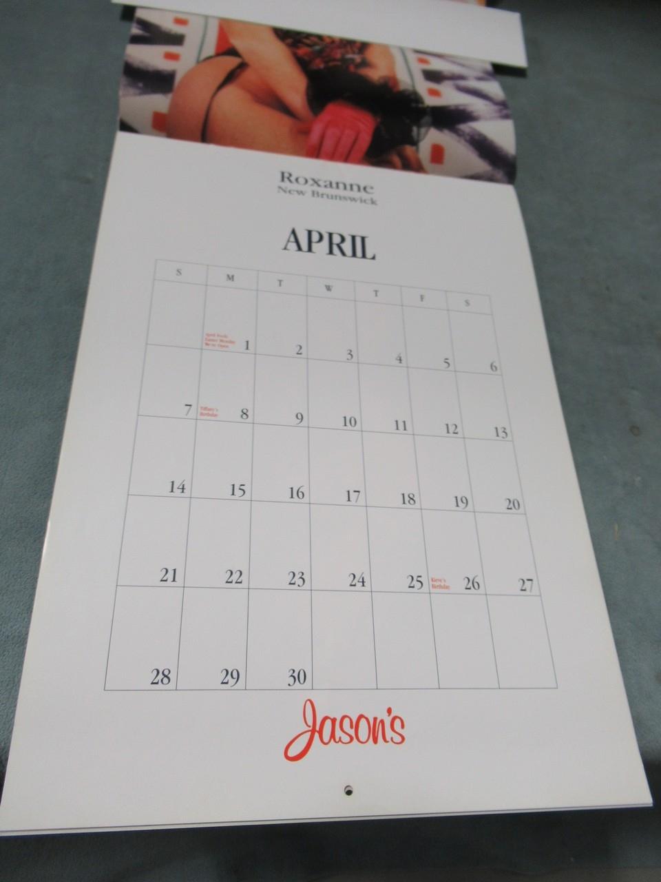 Jason's 1991 Nude Gentlemen's Club Calendar