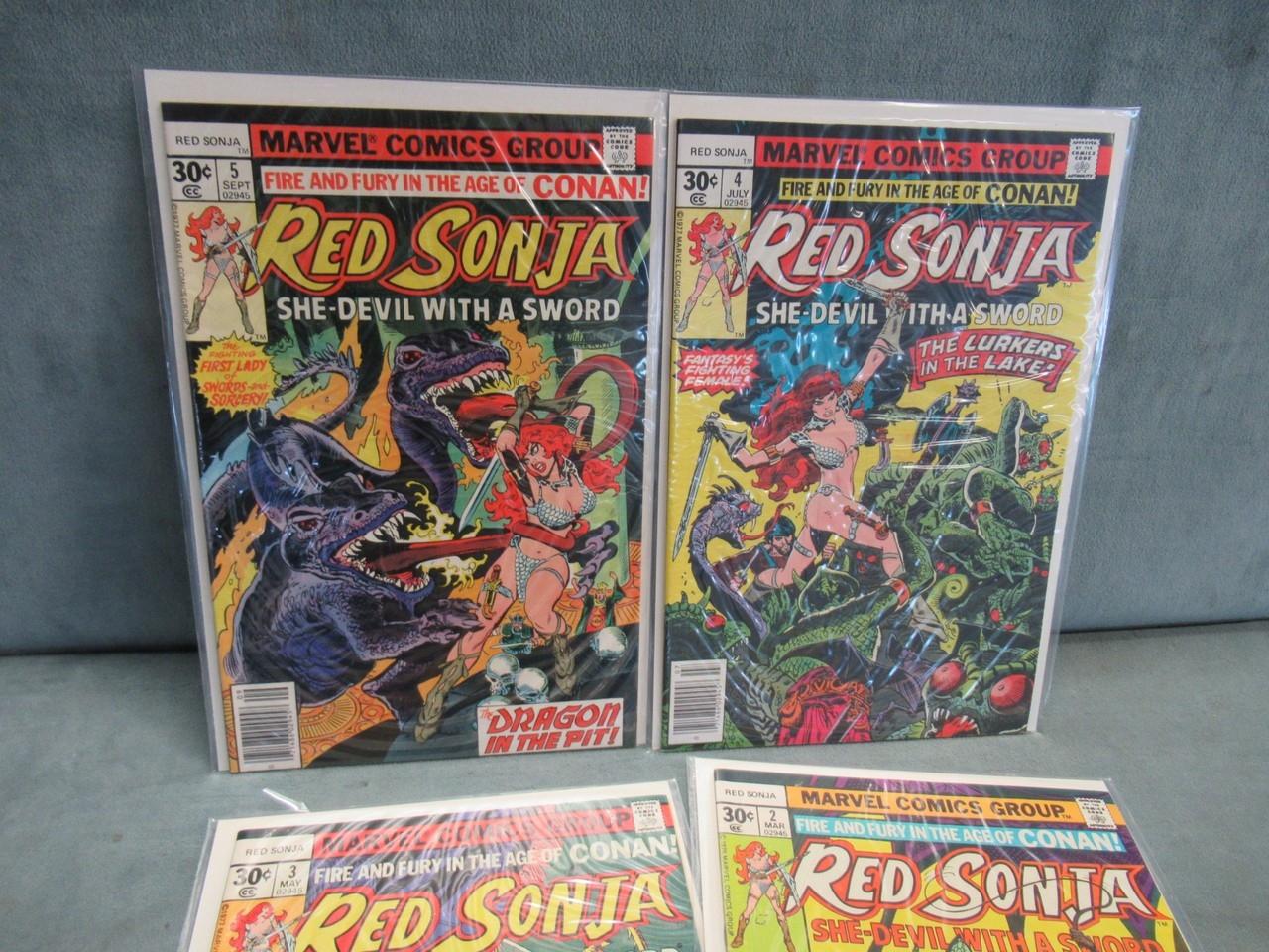 Red Sonja 1-5/Classic Marvel Bronze Age