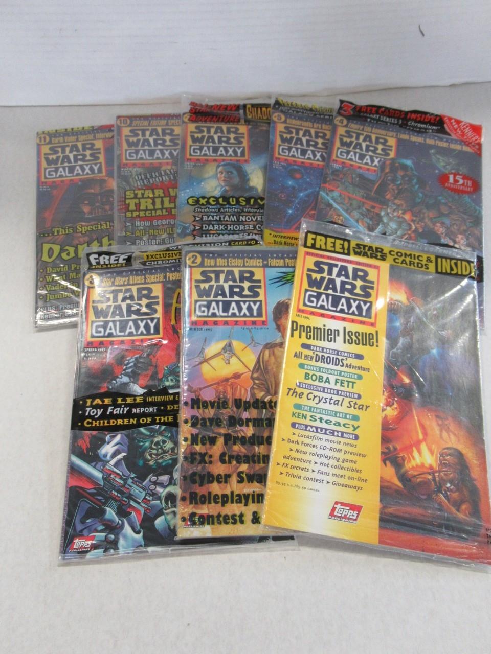 Star Wars Galaxy Magazine Lot of (8)