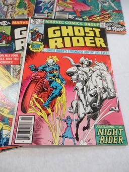 Bronze Age Ghost Rider Comic Lot of (11)/Key