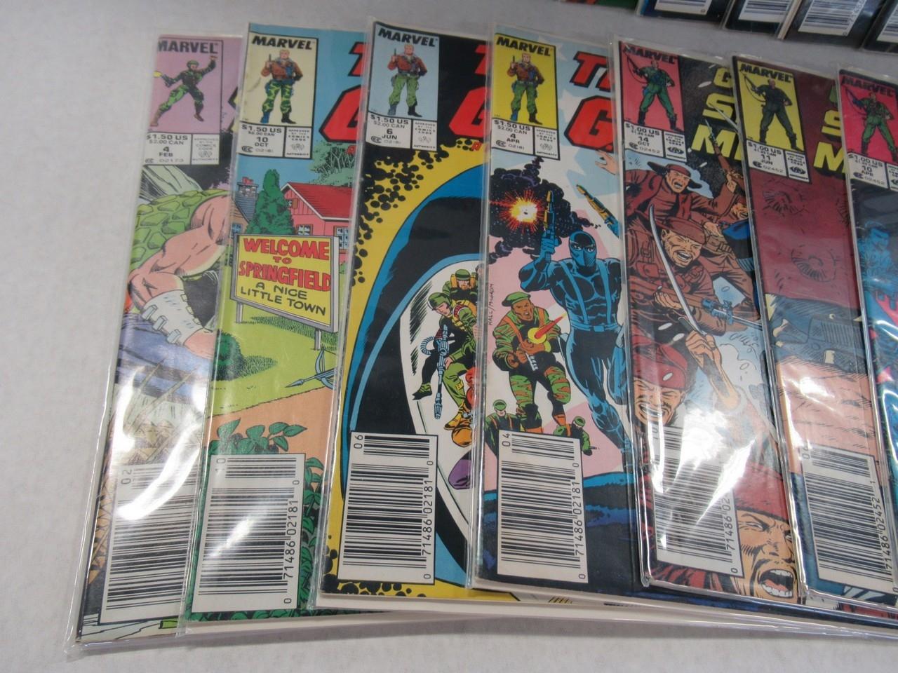 1980s GI Joe Lot of (15) Comic Books
